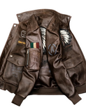 Giacca in Pelle Warrior — Spirito da Combattente